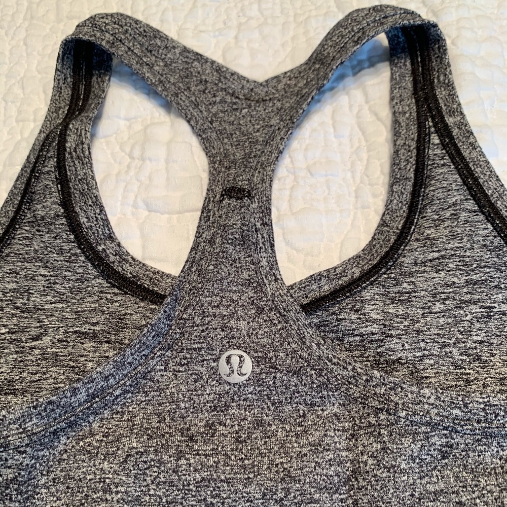 Lululemon Grey Racerback Tank - Picture 3 of 3
